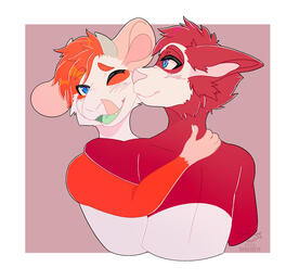 couple piece of rat and ferret couple piece of rat and ferret