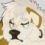 an icon of my white dog character